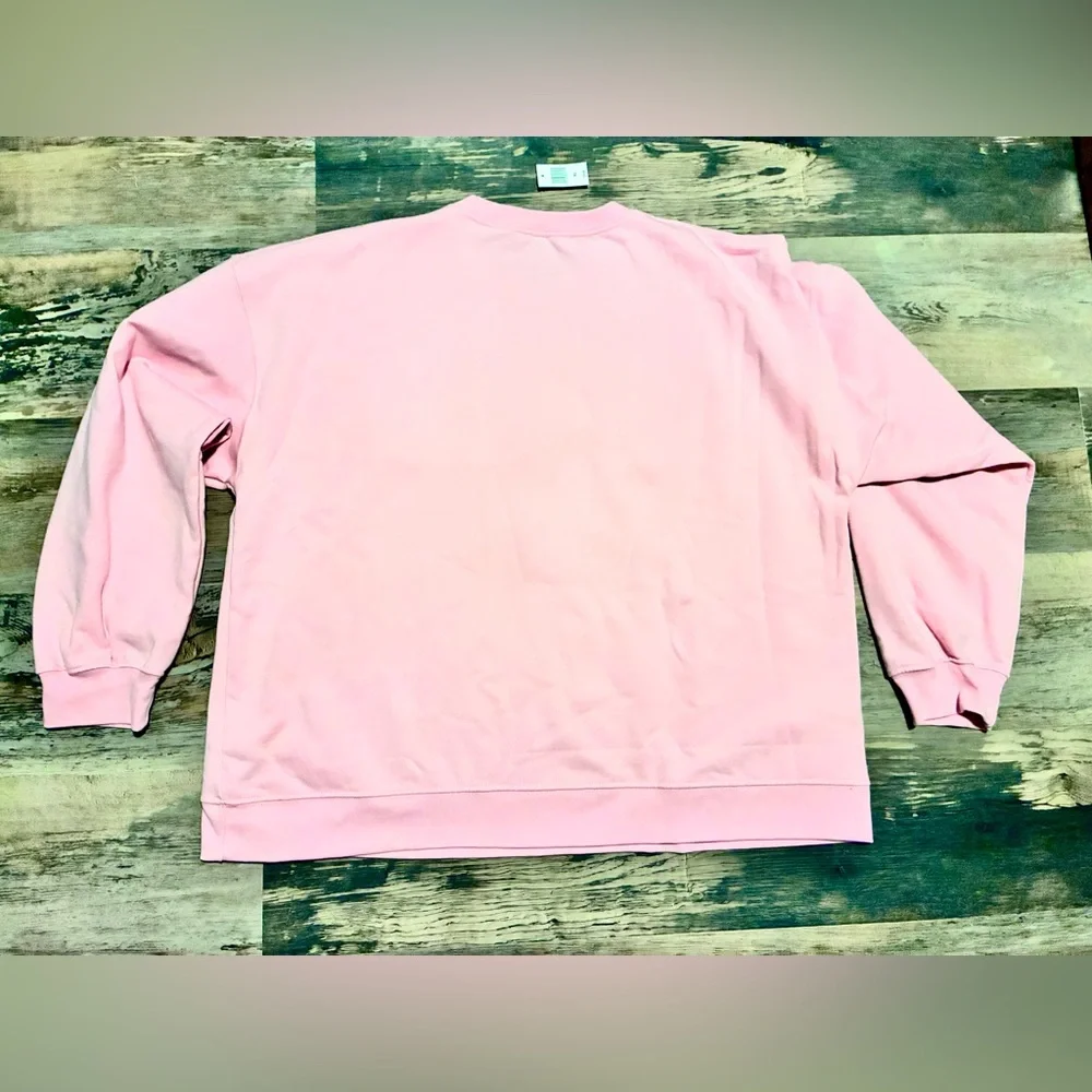 Disney Parks Walt Disney World Pink Christmas Sweatshirt - Picture 5 of 7